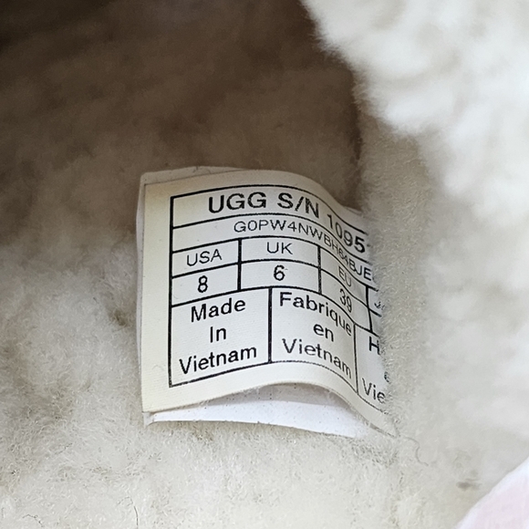 UGG Women's Fluff Yeah Plush Sandals White- 8 - Picture 7 of 7